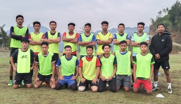 The Zunheboto District Football Association (ZDFA) has started the training session for its players to participate in Dr T Ao Trophy at Mokokchung scheduled from April 18-29. According to ZDFA media cell, altogether 20 players have already arrived in Zunheboto and undergoing intensive training under ZDFA coach Kivilu K. Kiba at Natha Old ground. (Photo Courtesy: Media Secretary, ZDFA)